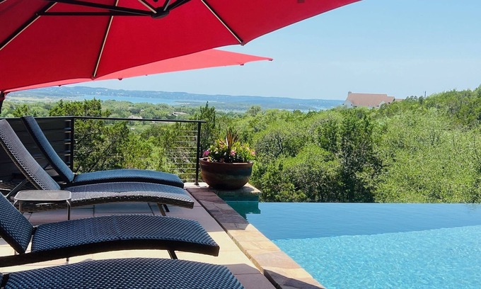 Canyon Lake House | Infinity Edge - Luxury Lake View, Heated Infinity Edge Pool & Chef Kitchen