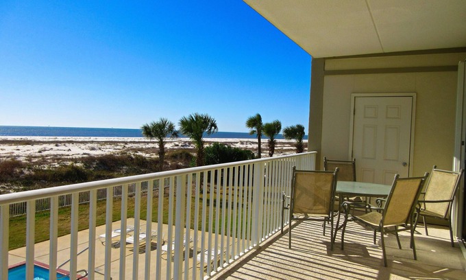 Dauphin Island Condo | Inn at Dauphin Island 210 Family Friendly Condo with Great Views!