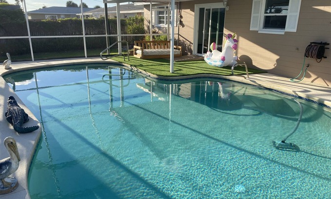 Breakers House | INSTA-WORTHY Beach House w/Pool. *200ft from No-Drive Beach!