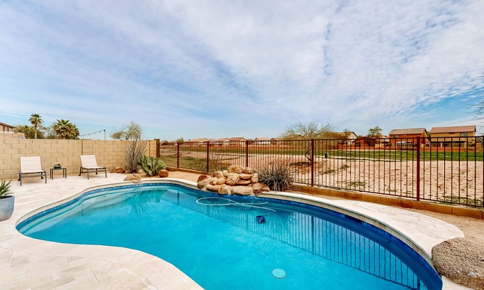 Laveen Village House | Inviting, dog-friendly home with pool, enclosed yard, firepit & fast WiFi