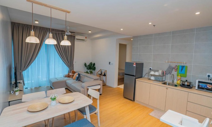 Ulu Kinta Apartment | Ipoh Tambun Lost World Sunway Onsen Suites Luna 2R2B 8paxs