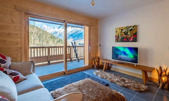 Les Houches Apartment | IRIS. Chamonix Holidays. Style. Ski Les Houches