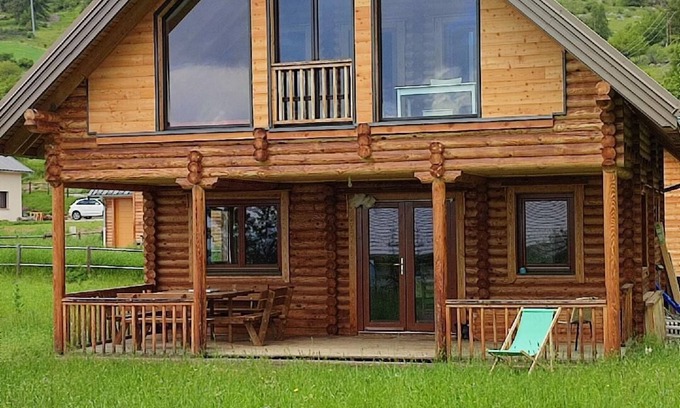 Saint-Michel-de-Chaillol Ski Chalet | Irresistible log cabin, facing south, valley view, close to trails and hiking.