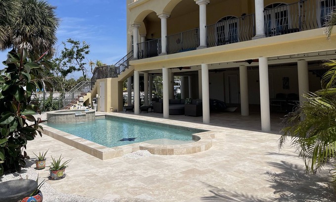Palm Island House | Island Getaway, Luxurious Tropical Resort, On Canal, Secluded Beach