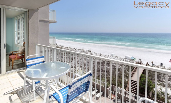 Fort Walton Beach Condo | Island Princess #507 Amazing views + Beach Service + covered parking!