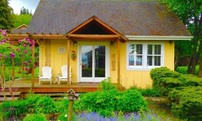 Langley Cottage | It's Another Beautiful Day At Whidbey Rose in Langley, On Whidbey Island
