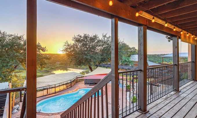 Belton House | Italian-Styled Home w/Lake Views & Private Pool