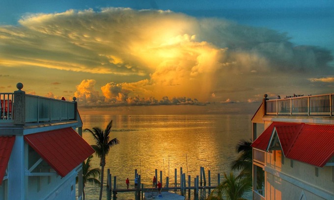 Marathon Villa | iykyk WTF! ELEVATOR~TIKI BAR~BOAT SLIP on site! MOON DECK/POOL~GULF FRONT BABY!