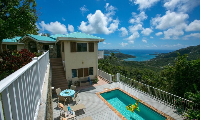 Ajax Peak Villa | Jan 13-24 open! Very private 4 bedroom villa with pool. Sunrise & sunset views!