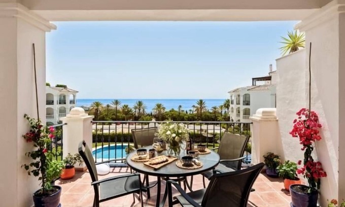 Mijas Apartment | Jazmin Miraflores sensational view! Pool,underground parking, WiFi