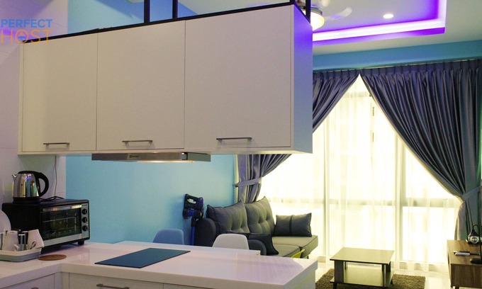 Central District House | JB #11 | Sea view with Sea breeze 1BR in Tebrau