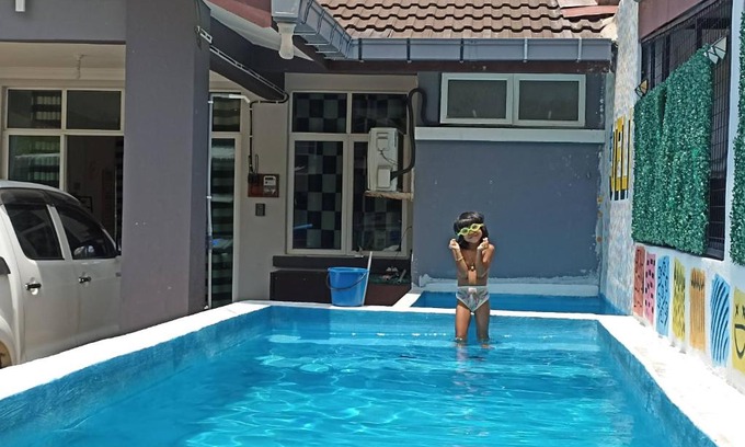 Ayer Lanas House | Jeli Homestay Ayer Puteh Jeli Kelantan Private Swimming Pool