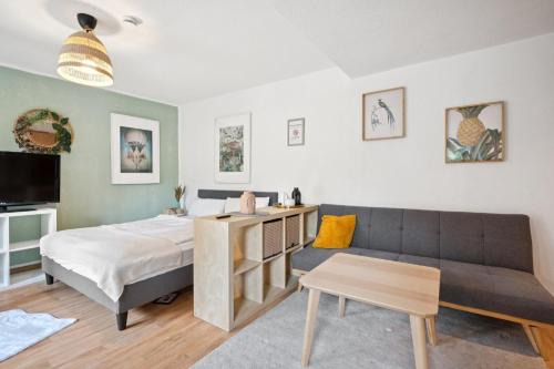 Jena Apartment | Jenapartments Studio - Zentral, Gemütlich, Terrasse