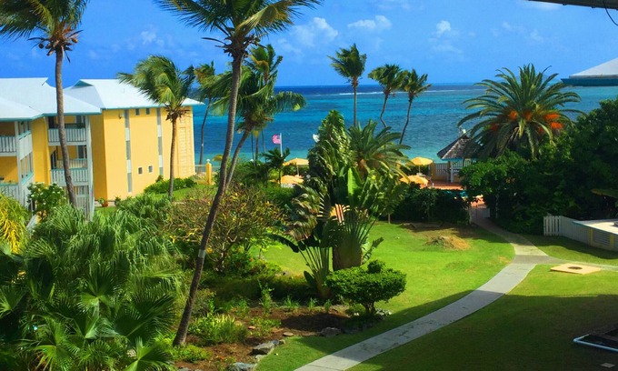 Estate Golden Rock Condo | Jewel of the Isle - 2 bed/2 bath seaside condo- beach and pool.