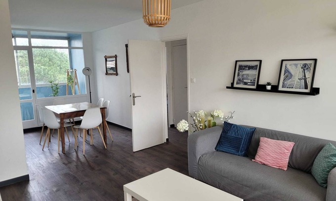 Saint-Brieuc House | Joli T4 Meublé Lumineux à 5 mn à Pied du Centre Ville