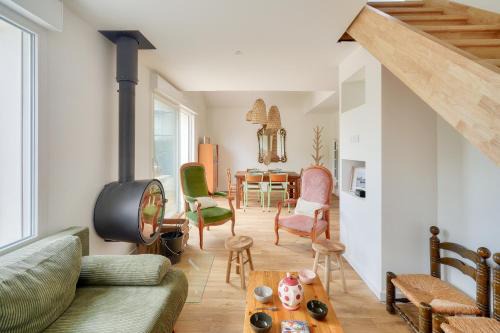 Ile-Tudy House | Jolie maison pour 4 - 300m plage et etang