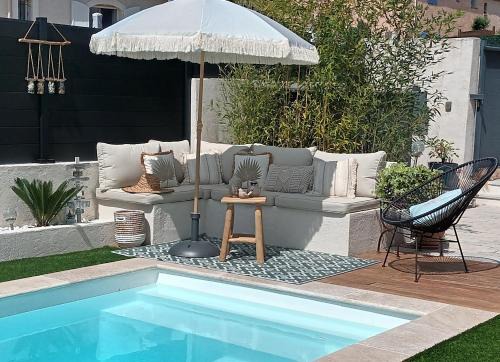 Frejus Villa | Jolie villa Lalou Côte d'Azur trois chambres