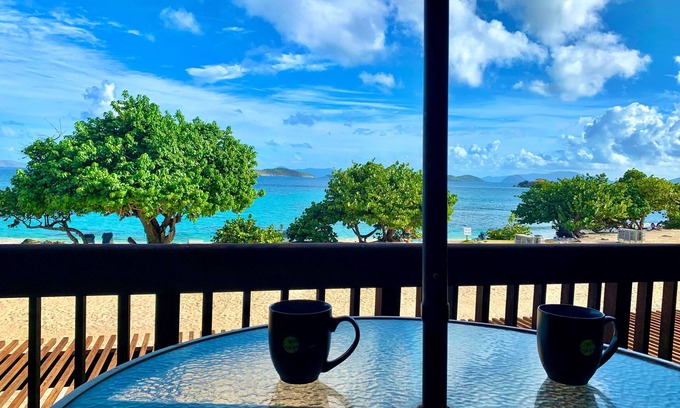 Red Hook Condo | Jude's Caribbean Getaway - A205 Beachfront Sapphire Beach Resort & Marina