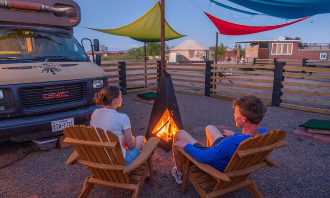 Alpine Cabin | Judy's Mule-Schoolie with Outdoor Movie Theatre