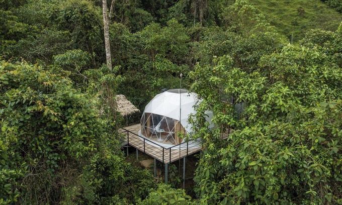 Pacuare Reserve Resort | Jungle Family Glamping Dome: Private Terrace & Unique Experience!