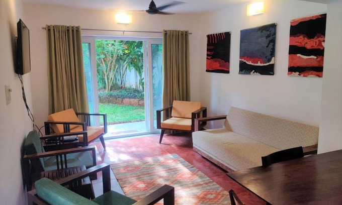 Gauravaddo Apartment | Jungle Hut-Annabelle's Beach Apartments at Bernard Simao,Calangute,Goa