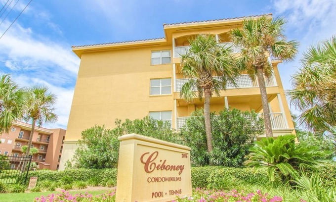 Miramar Beach Condo | JUST BEACHY Ciboney 4011 Private Beach Access, Pool, Pickleball, by Pompano Joes