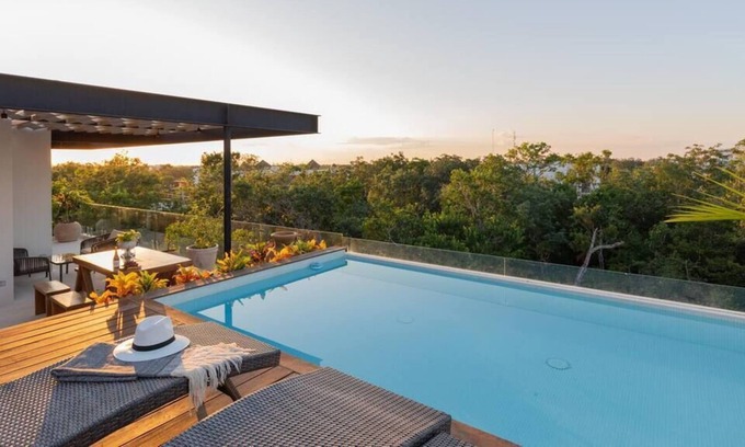 Tulum Condo | K'IIN Nah Penthouse|Tulum's Ultimate Retreat| Chef