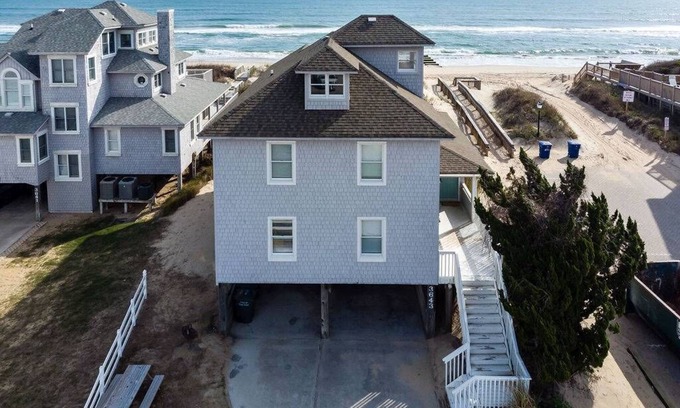 Nags Head House | K0003 Sea Reunion. Oceanfront, Spectacular Views! Private Pool & Hot Tub!