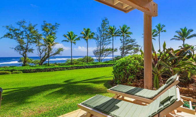 Lihue Condo | Kaha Lani 124, Oceanfront on Kauai's Coconut Coast