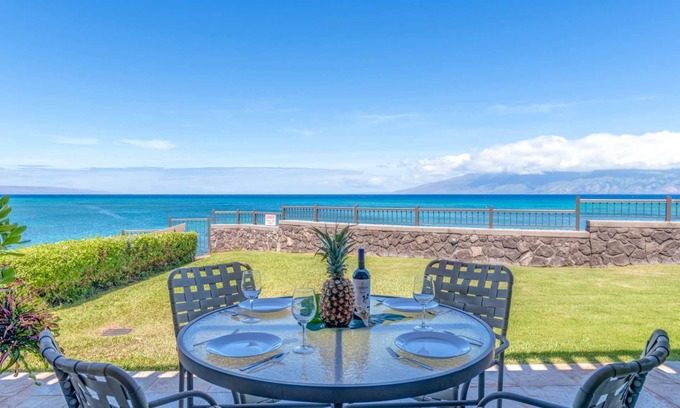 Kahana Condo | Kahana Sunset A6 - Direct Oceanfront - Great Rates - Magical Maui Sunsets!
