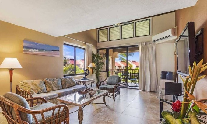 Kihei Condo | Kamaole Sands - 3BR/3BA, Gorgeous View - AC unit