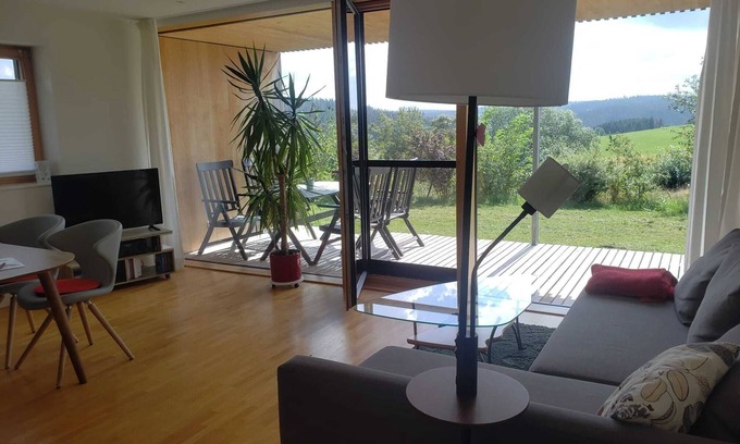 Sankt Georgen im Schwarzwald Apartment | Kammererhof Oberkirnach - Mariposa - Holiday apartment on a farm in the Black Forest