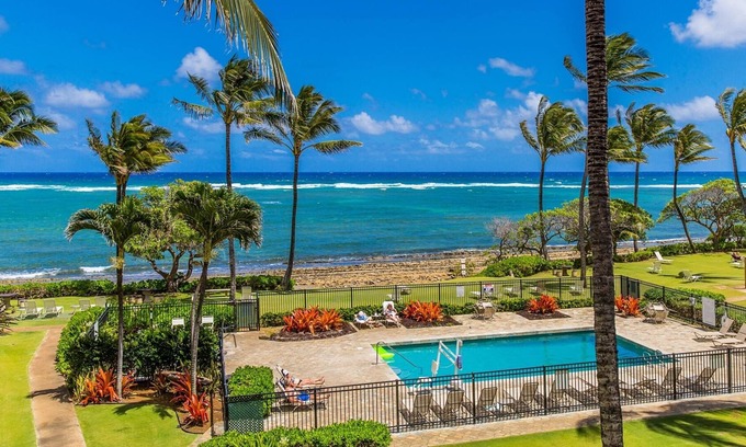 Wailua Condo | Kapaa Shore Resort #318, Ocean View, Top Floor, Great Views, Great Location!