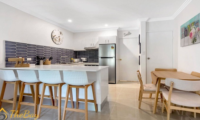Nelson Bay Apartment | Karinya at Little Beach - Downstairs Unit with Air Con and WiFi