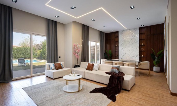 New Cairo Villa | Kattameya dunes Villa with private swimming pool