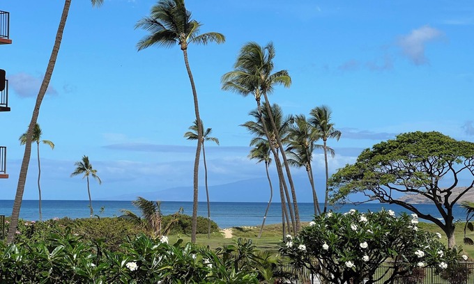 Kihei Condo | Kauhale Makai #222 2nd Floor1B/1Ba Ocean View A/C Near Pool!