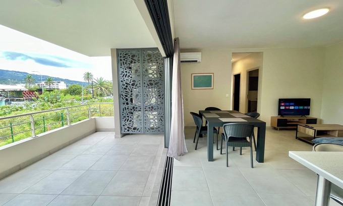 Papeete Condo | Kavai City - brand new 2 bedr 2bth A/C - Wi-Fi - parking