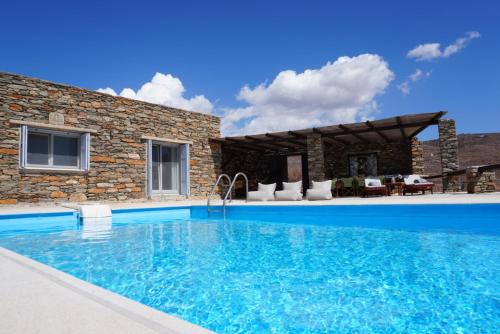 Koundouros Villa | Kea Cyclades Island Koundouros Divine Blue Villa Nano with pool and sea view