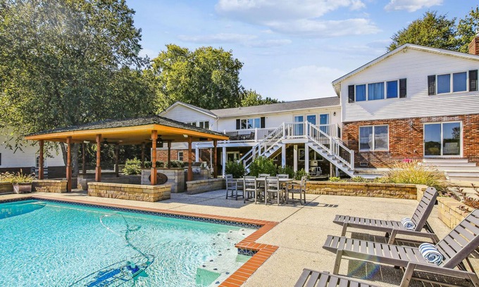 Stevensville House | Kent Island Waterfront | Private Dock | Pool | Outdoor Dining | Stunning View