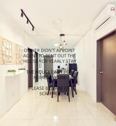 Jinjang Apartment | Kepong Homestay Selayang Batu Caves by Warm Home