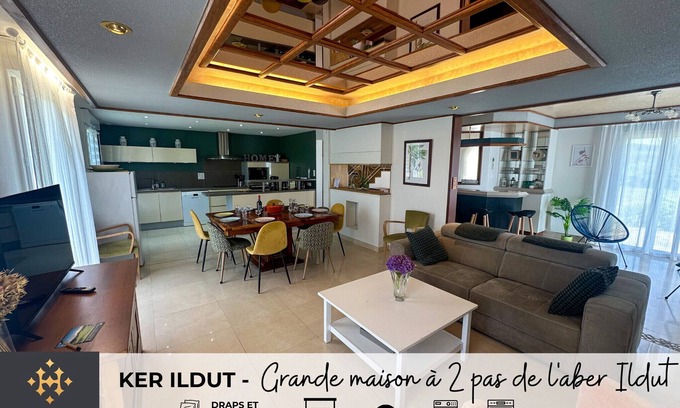 Breles House | Ker Ildut - Large house 2 steps from aber Ildut