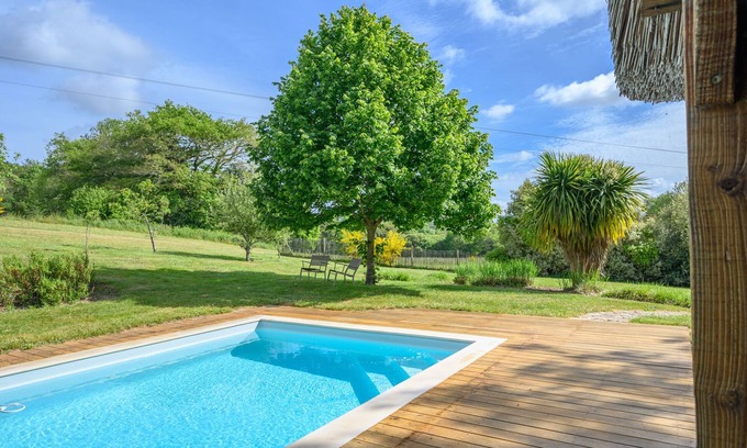 Pluvigner House | KERMARIA charming longère near Auray, Carnac and Erdeven, heated swimming pool