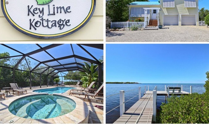Marathon House | Key Lime Kottage- Waterfront Home on Gulf of Mexico w/ Private Pool, Dock & More