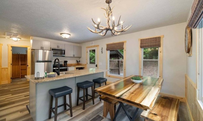 Morganton Cabin | Keys to the Woods | Game Room | Fire Pit | Hot Tub