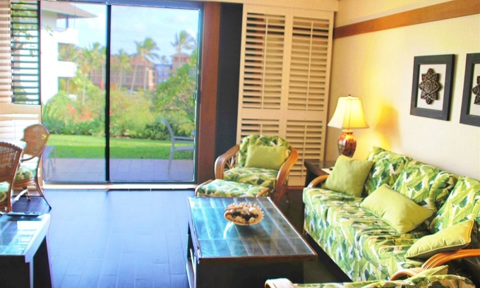 Poipu Condo | Kiahuna 322 Hawaiian Hospitality - Garden Deluxe View overlooking Moir Cactus Garden