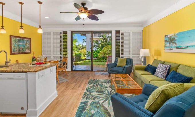Poipu Apartment | Kiahuna Paradise at Poipu beach, newly remodeled