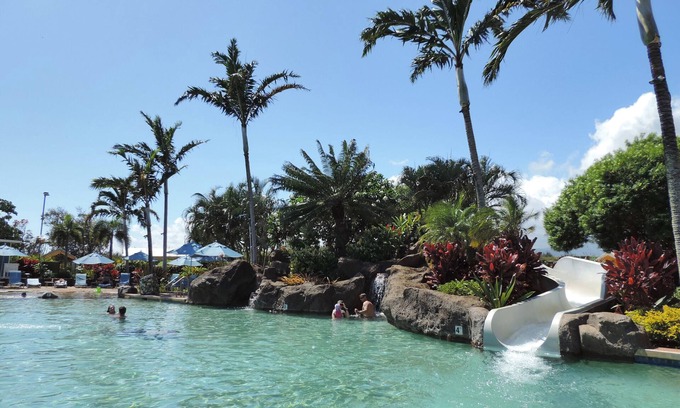 Poipu Condo | Kiahuna Plantation 2 Bedroom PARTIAL OCEAN VIEW. Luxury Decor, Corner Unit