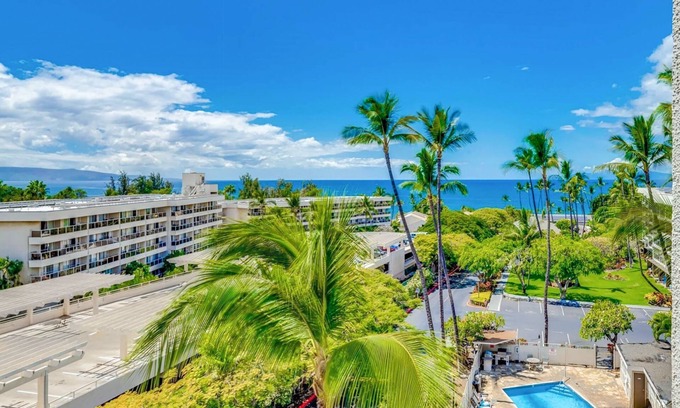 Kihei Condo | Kihei Akahi D-515: Newly Renovated Ocean View, No Carpet, 3 Zone Split AC, Wi-Fi