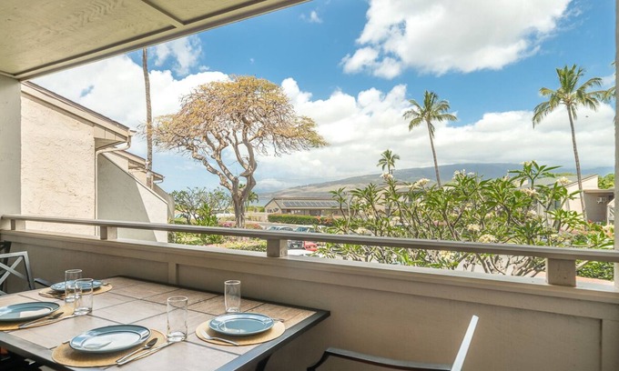 Kihei Condo | Kihei Holiday Resort #215, Ocean and West Maui Mountain Views!