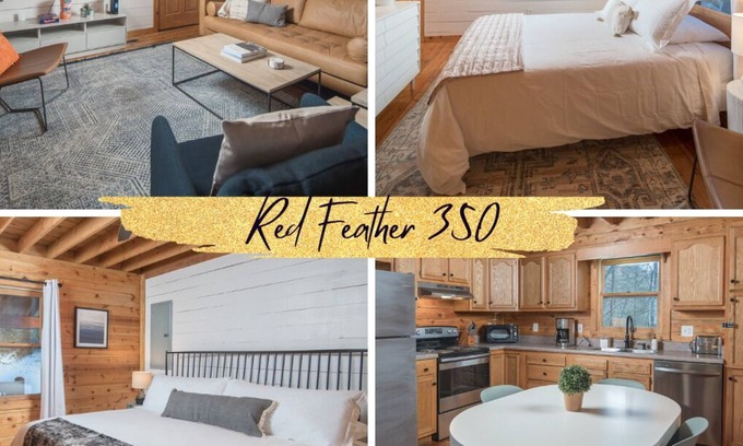 Boone Cabin | King Bed I Close 2 Downtwn Boone I Red Feather 350